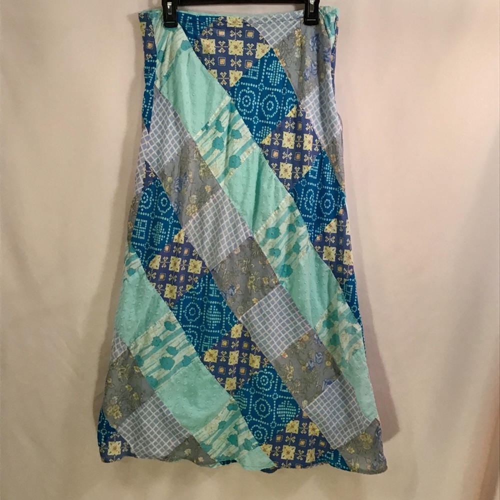 Patchwork Maxi Hippie Skirt